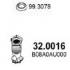 ASSO 32.0016 Catalytic Converter